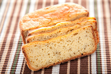 Homemade rice bread