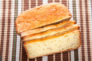 Homemade rice bread