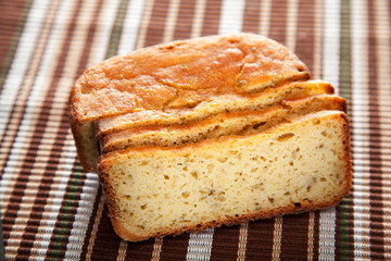 Homemade rice bread