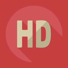 Flat modern design with shadow icon player