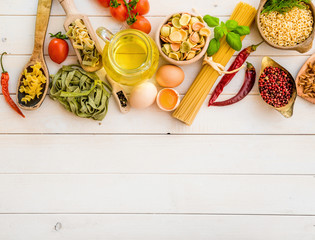 pasta and spices 