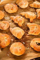 Homemade pretzels