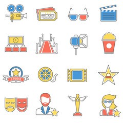 Movie Icons Line