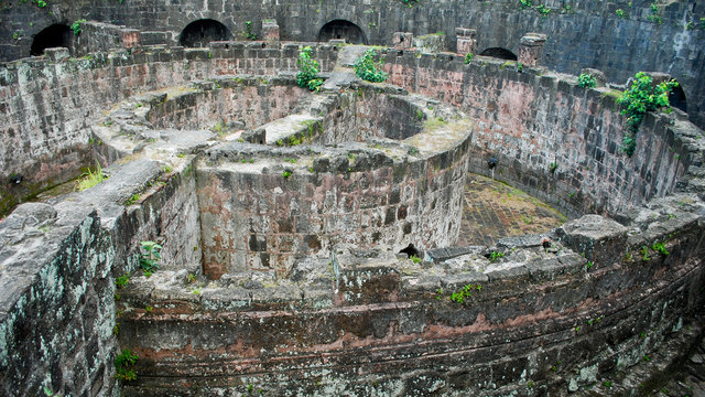 Ruined Spanish Fort at Intramuros Manila