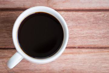 cup of coffee on table