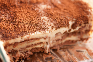 Homemade banana cake