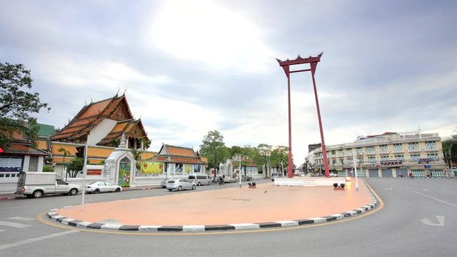 Giant Swing ,Suthat Temple, Bangkok, Thailand