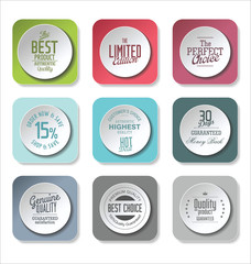 Modern vector banners set