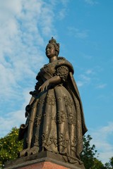 Monument to Catherine the Great, established in park Revolution in Rostov - on - Don.