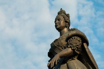 Monument to Catherine the Great, established in park Revolution in Rostov - on - Don.