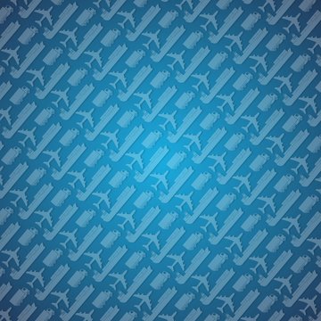 Logistics Blue Background