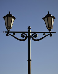 Fototapeta na wymiar Street decorative lighting