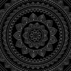 Silver mandala