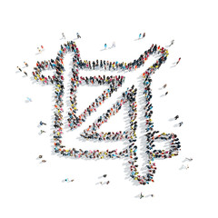 people  shape  abstract symbol