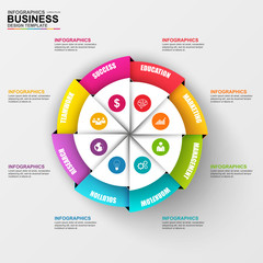 Business diagram infographic