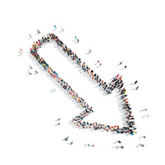 group   shape  arrow cartoon