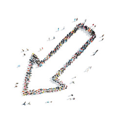 group   shape  arrow cartoon