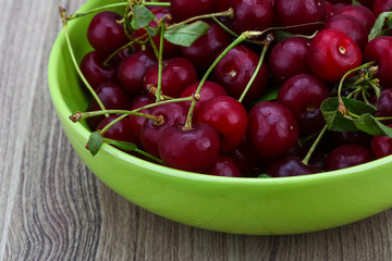 Cherry in the bowl