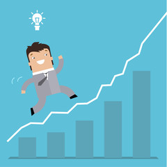 Obraz premium Business concept of wealthy