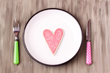 heart on a plate, do what you love