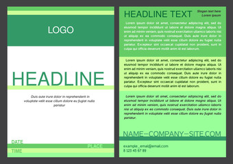 Brochure design template