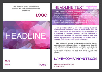 Brochure design template