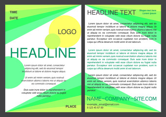 Brochure design template