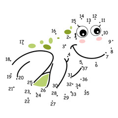 gioco dei puntini, rana
