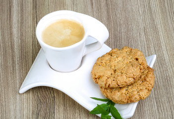 Coffee with pastry