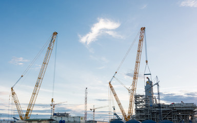 Construction Industry oil rig refinery working site