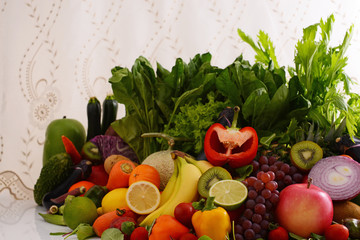 新鮮な野菜と果物
