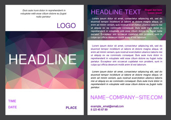 Brochure design template