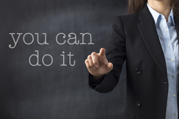 You can do it concept on black blackboard