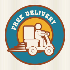 Free delivery design.