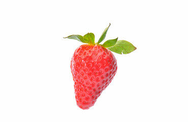 Strawberries berry on white background