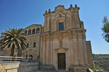 Fototapeta na wymiar Le chiese di Matera - Basilicata