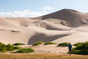 Dunes Khongoryn Els, Umnugovi, Gobi Desert, Mongolia.