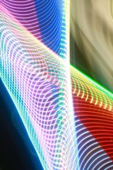 sfondo astratto di luci colorate in movimento