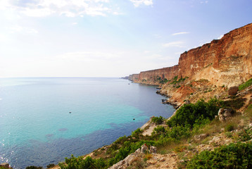 Fototapeta premium Black sea coast in Crimea 