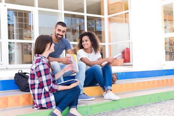 Group of students in Campus