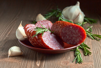  salami with rosemary