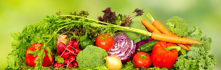Fresh vegetables.