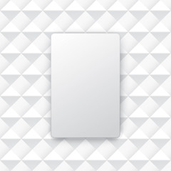 White abstract background vector.