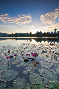 Sunrise over Darul Aman Lake