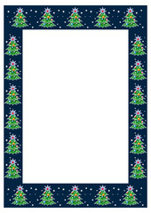 Obraz premium Christmas picture frame