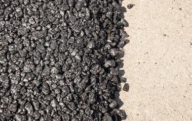 new asphalt road