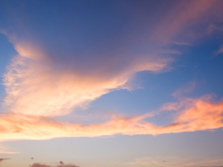 Sky and cloud