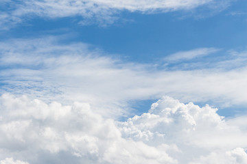 blue sky background with white clouds