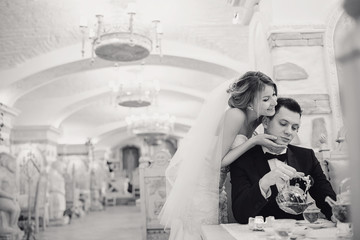Naklejka premium wedding autmn
