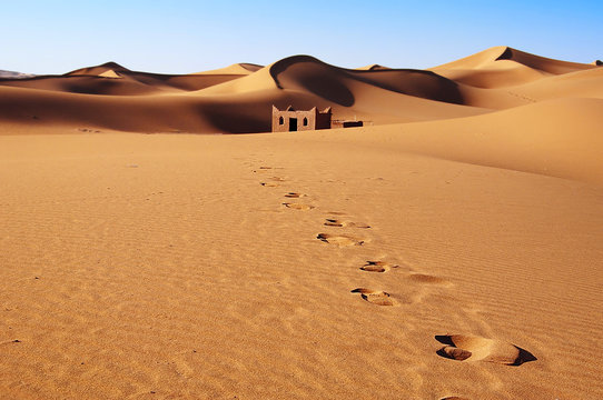 Sand dunes, Morocco, Erg Chebbi